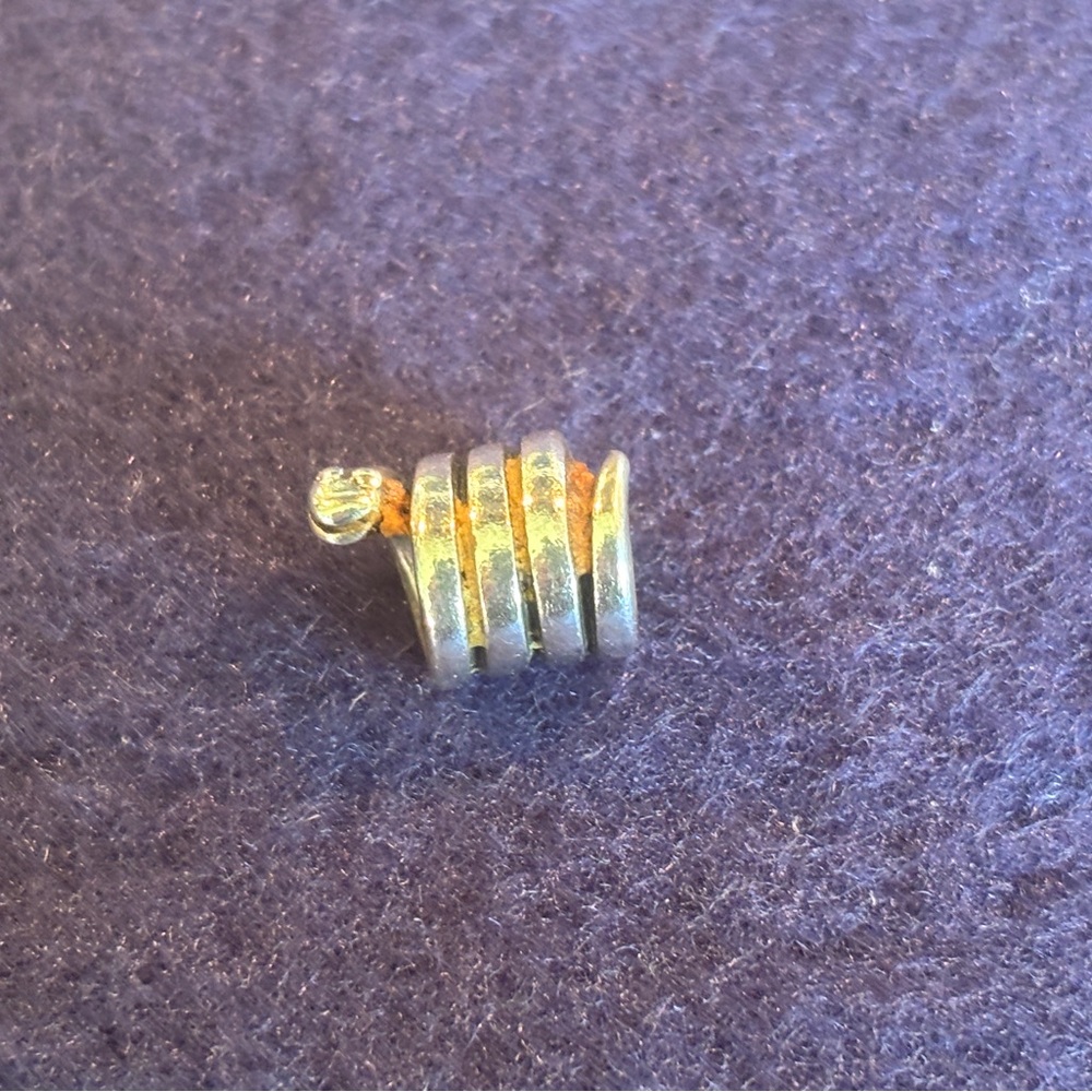 Pandora silver snake charm. Retired